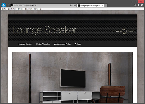 Lounge Speaker – ein Design Lautsprecher für den angenehmen Musikgenuss